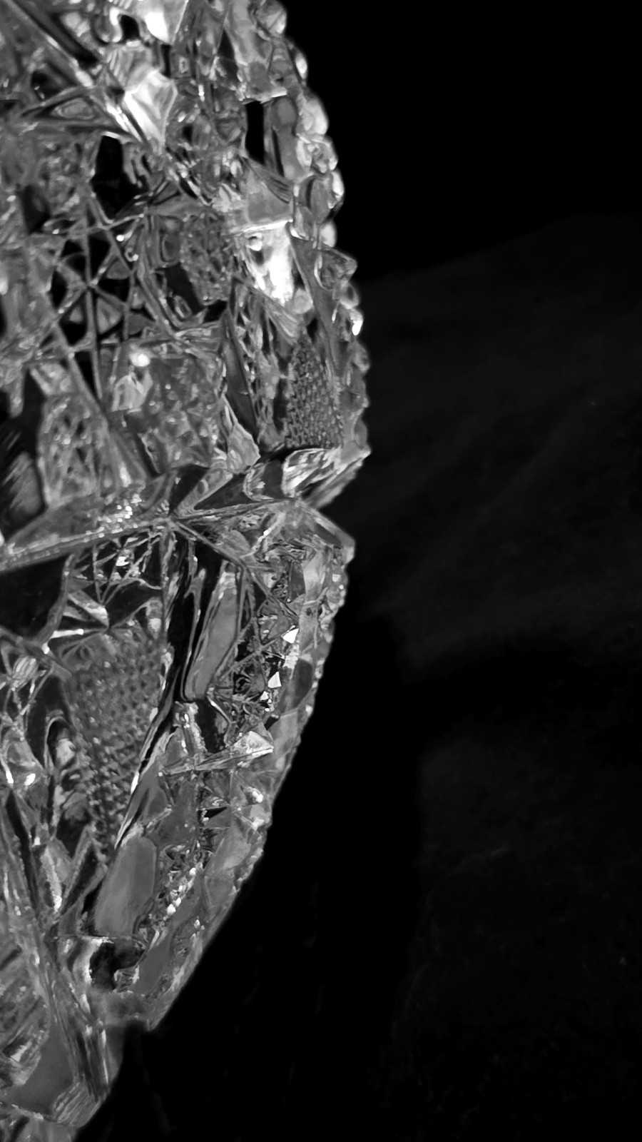 Antique ABP Cut Glass Centerpiece Bowl 13″ Huge Heavy 10lb Hobstar Crystal