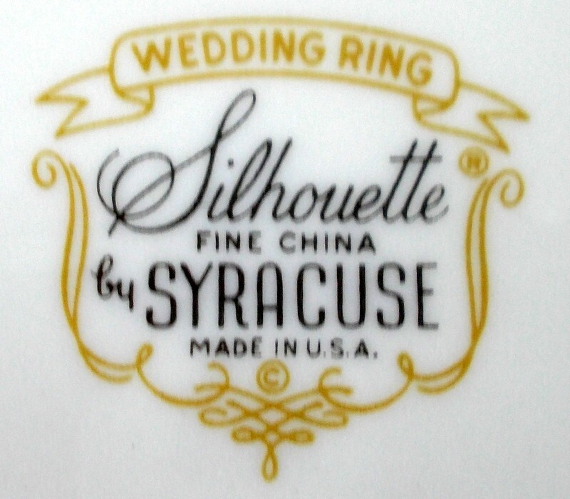 Syracuse Wedding Ring Set of 2 Bread and Butter Plates