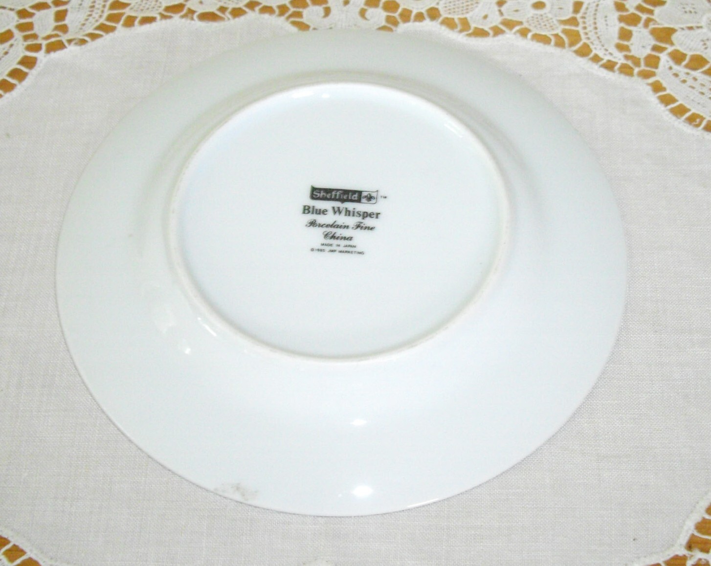 Sheffield BLUE WHISPER 6 1/2″ Plate Blue Flowers Japan ~