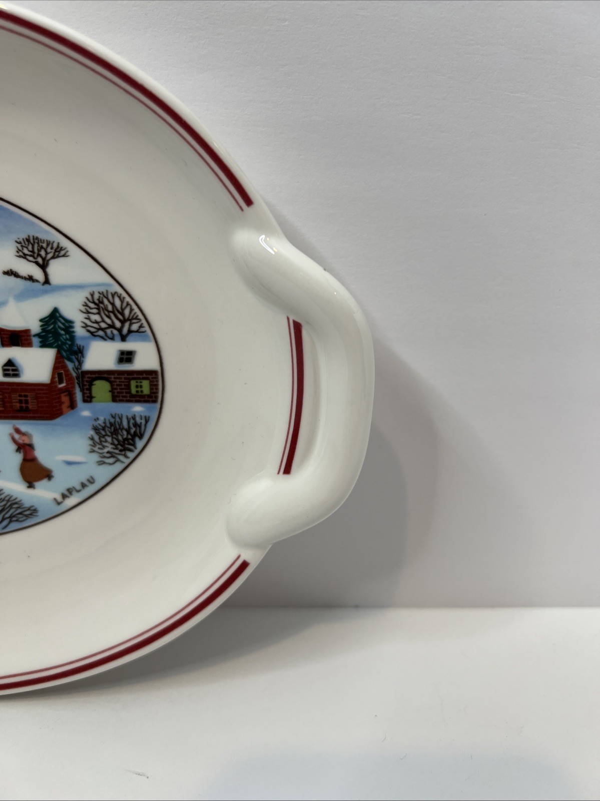 NAIF CHRISTMAS Villeroy Boch Oval Serving Dish Luxembourg