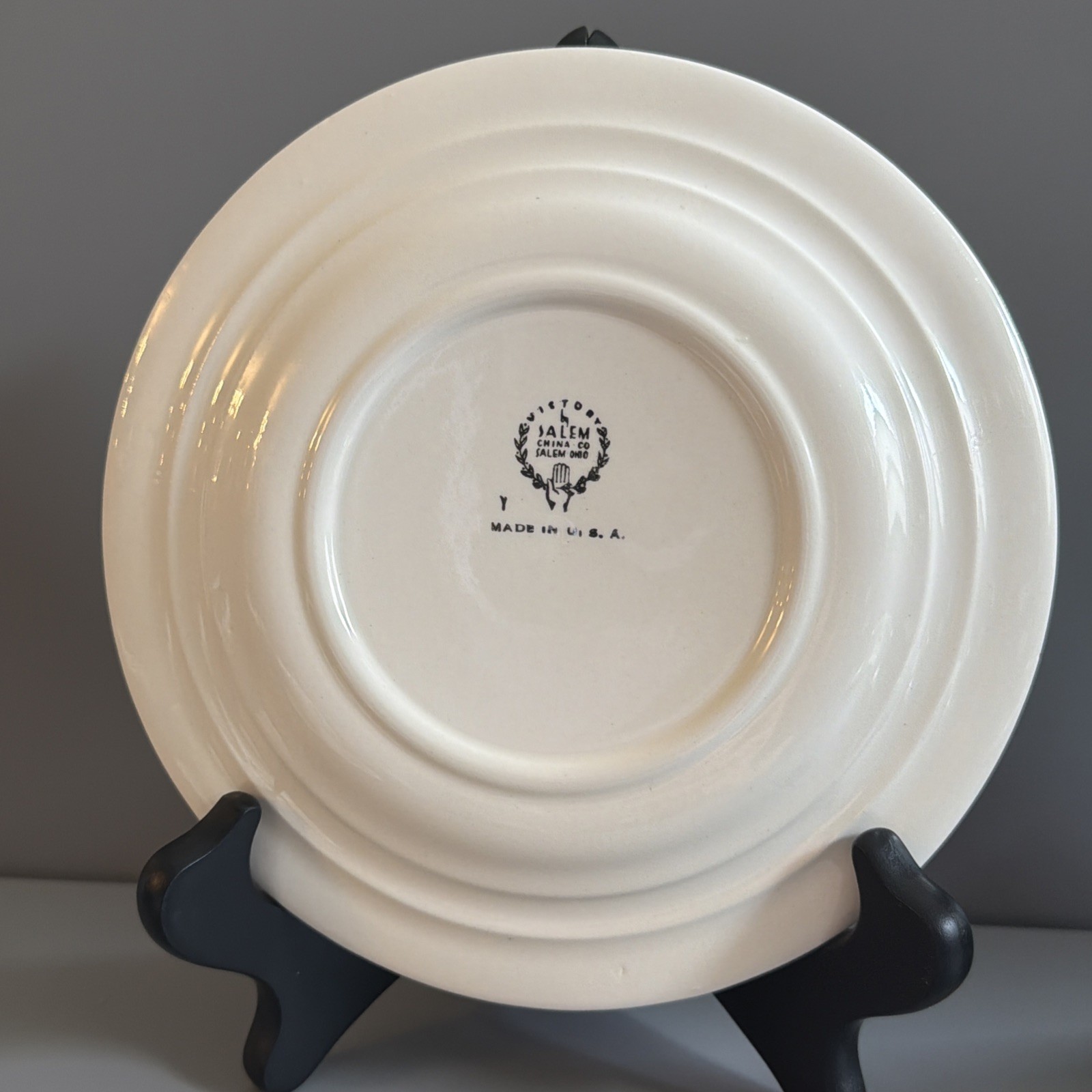Service for 2 Victory by Salem China Co “Mary Had a Little Lamb” Tea cup Plate