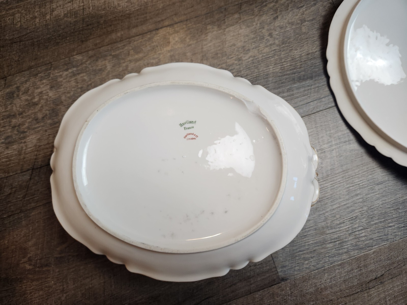 Vintage Haviland Limoges Round& Oval Set Covered Dishes White/Gold HOLIDAY