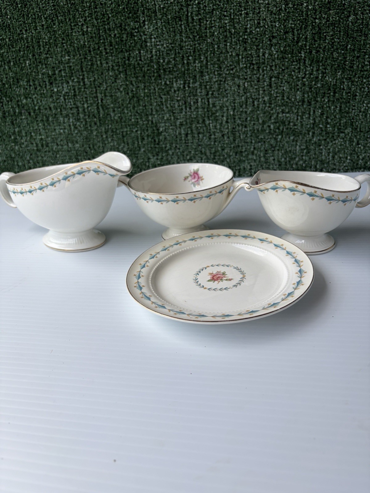 vintage Harmony House “Mount Vernon” Fine China serveware collection