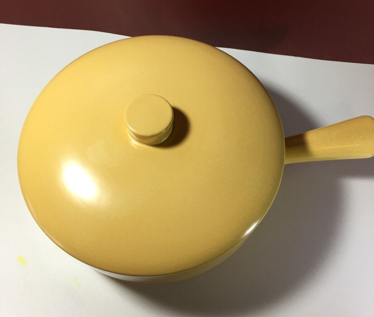 La Solana Pottery Stoneware Casserole with Handle & Cover, Yellow – 9″ – 64 oz.