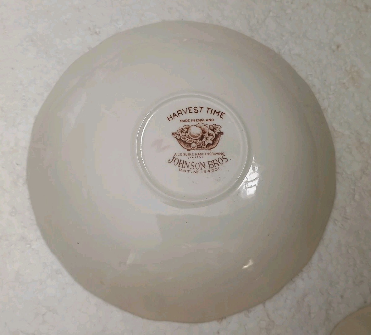2 Tea Cups & Saucers By Johnson Bros England Harvest Time