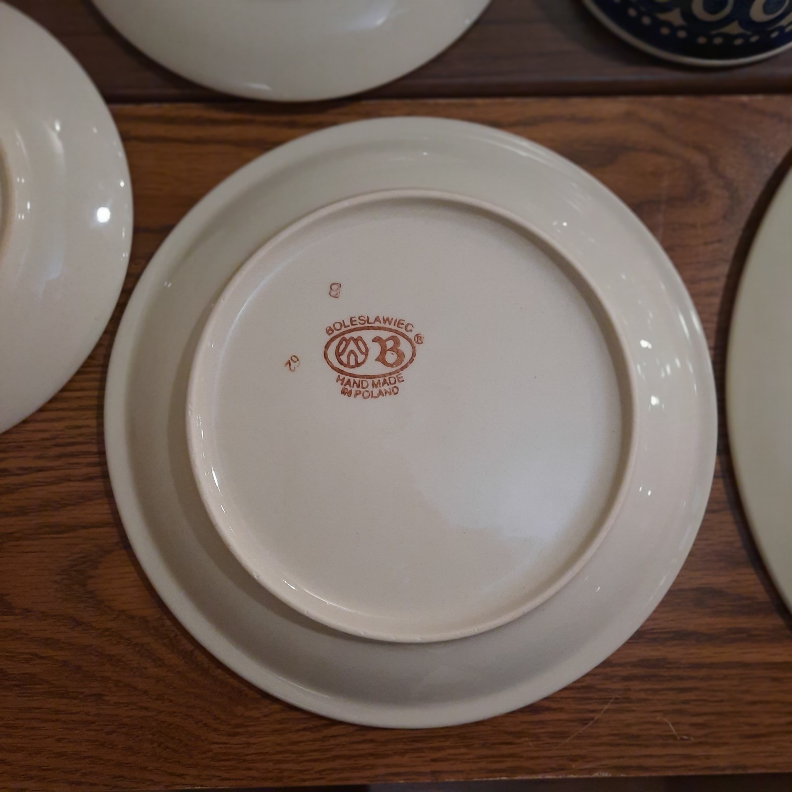 11-Piece Wiza, Boleslawiac Handmade & Hand-Painted Dishes~Platter, Plates, Bowls