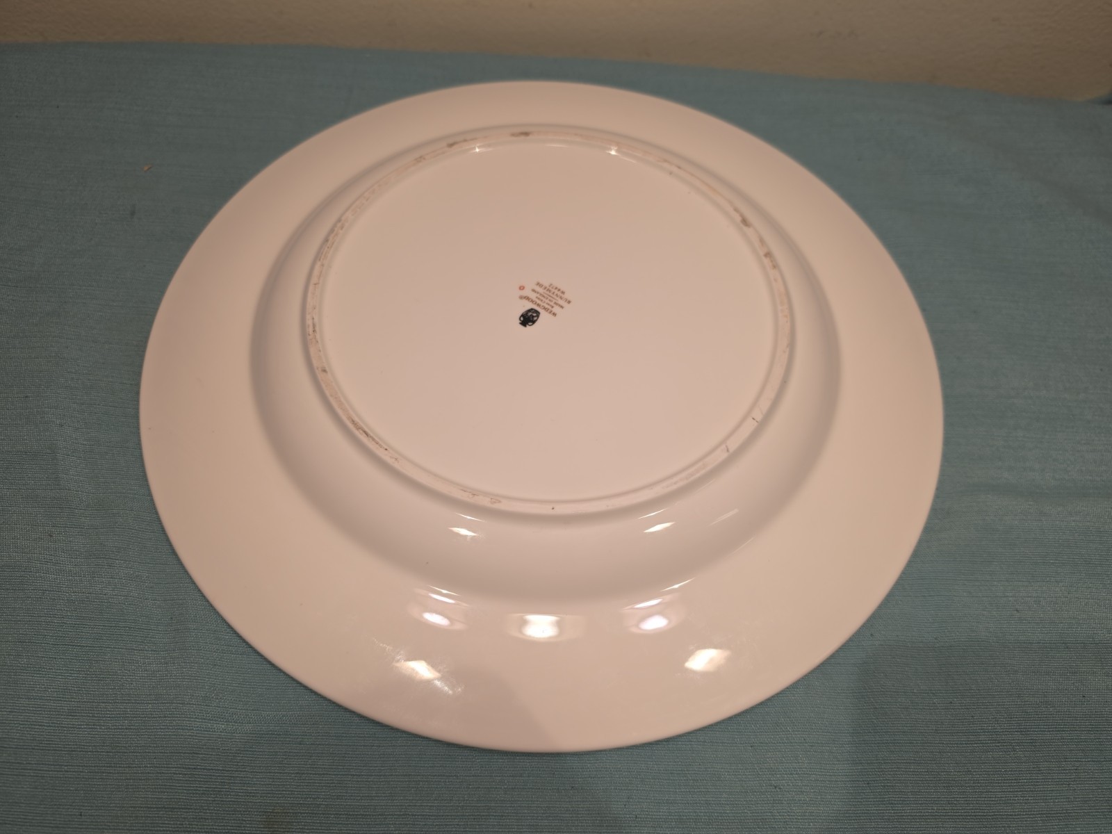 Wedgwood Runneymede Dark Blue #W4472 Oval Serving Platter & Round Serving Dish
