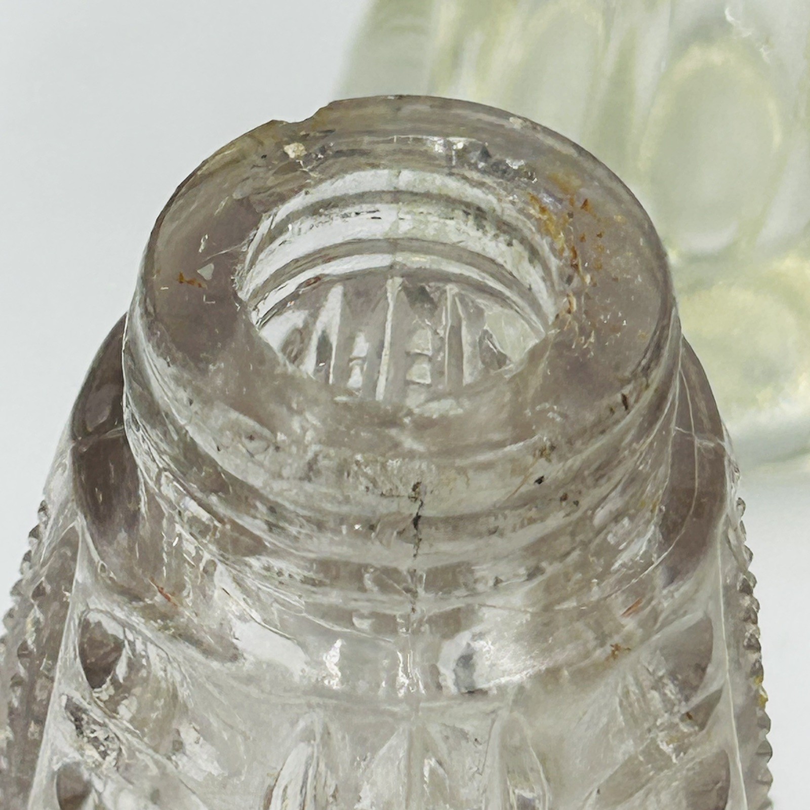 6 Piece Vintage And Antique Eapg Glass Clear Salt Shaker Mixed Lot Pressed