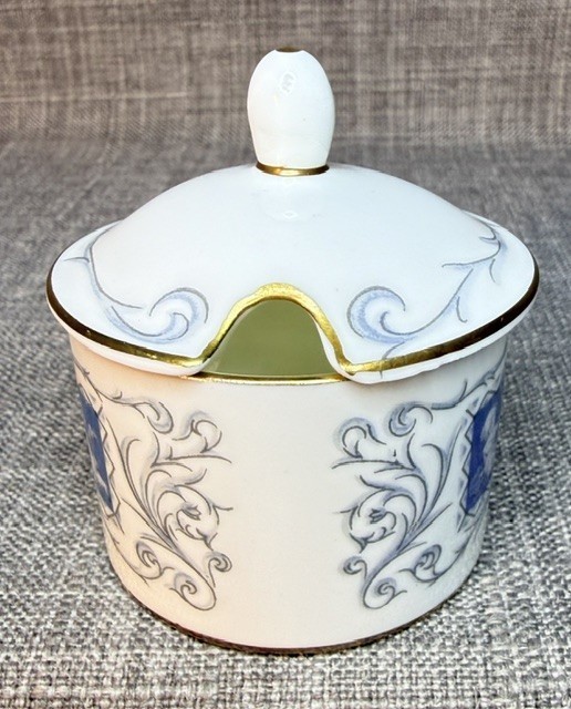 6 pc COALPORT England Revelry Pattern Fine Bone China Salt & Pepper, Gravy Boat