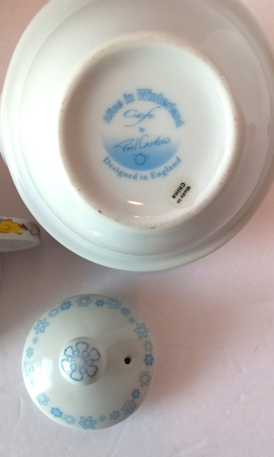 Paul Cardew Teapot “Alice in Wonderland” Tea for One
