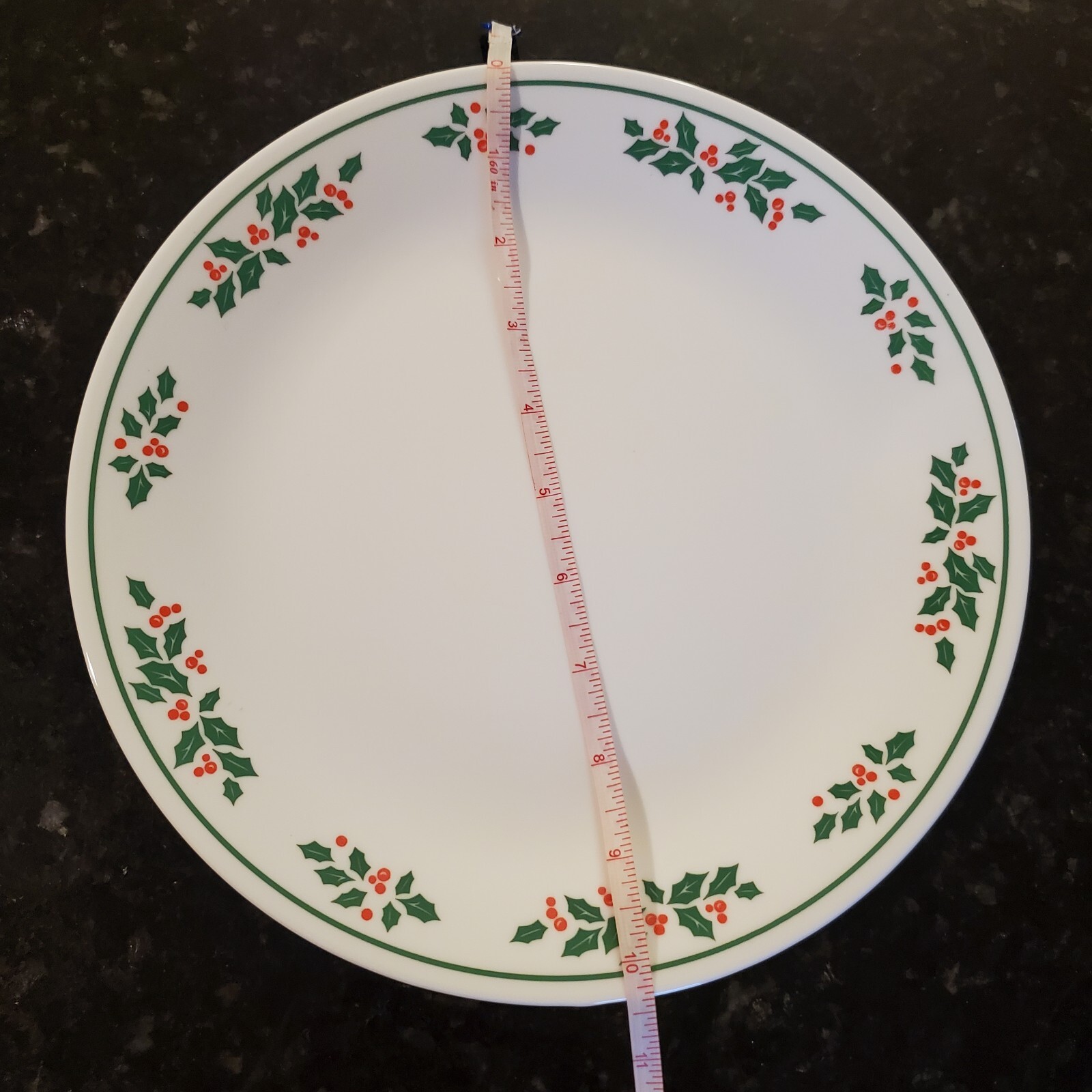 Corelle Winter Holly 10-1/4″ Dinner Plate Christmas Holiday Replacement Piece