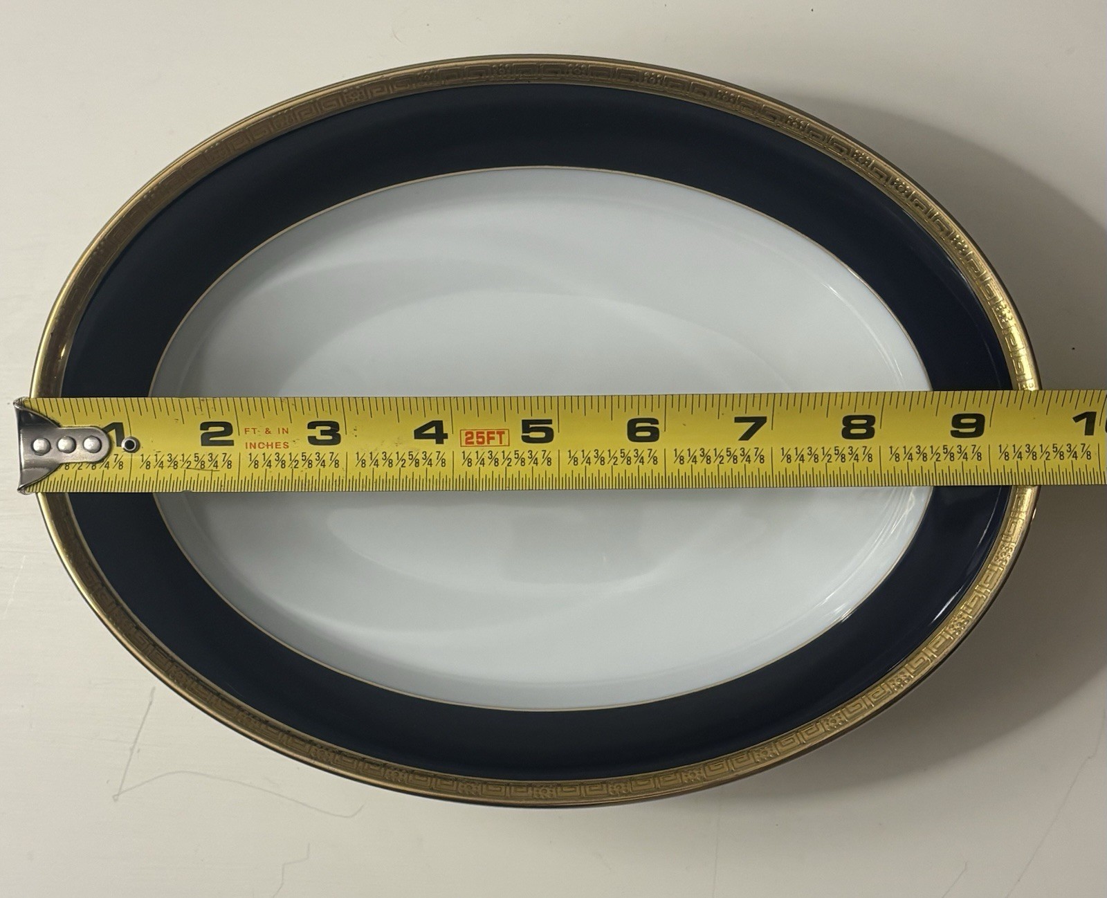 Noritake Valhalla 9 In. Vegetable Bowl Blue w/ Gold Trim – Excellent Condition!✨