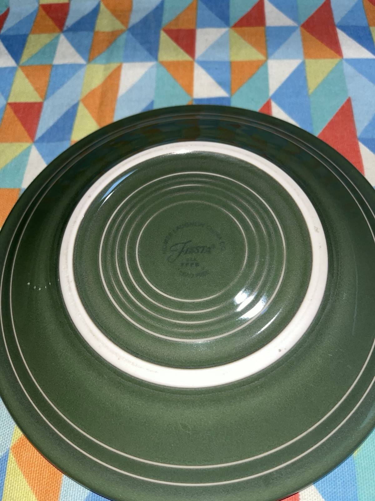 NEW FIESTA set 4 SALAD APPETIZER PLATES Sage Green 7.25” FIESTAWARE ships free