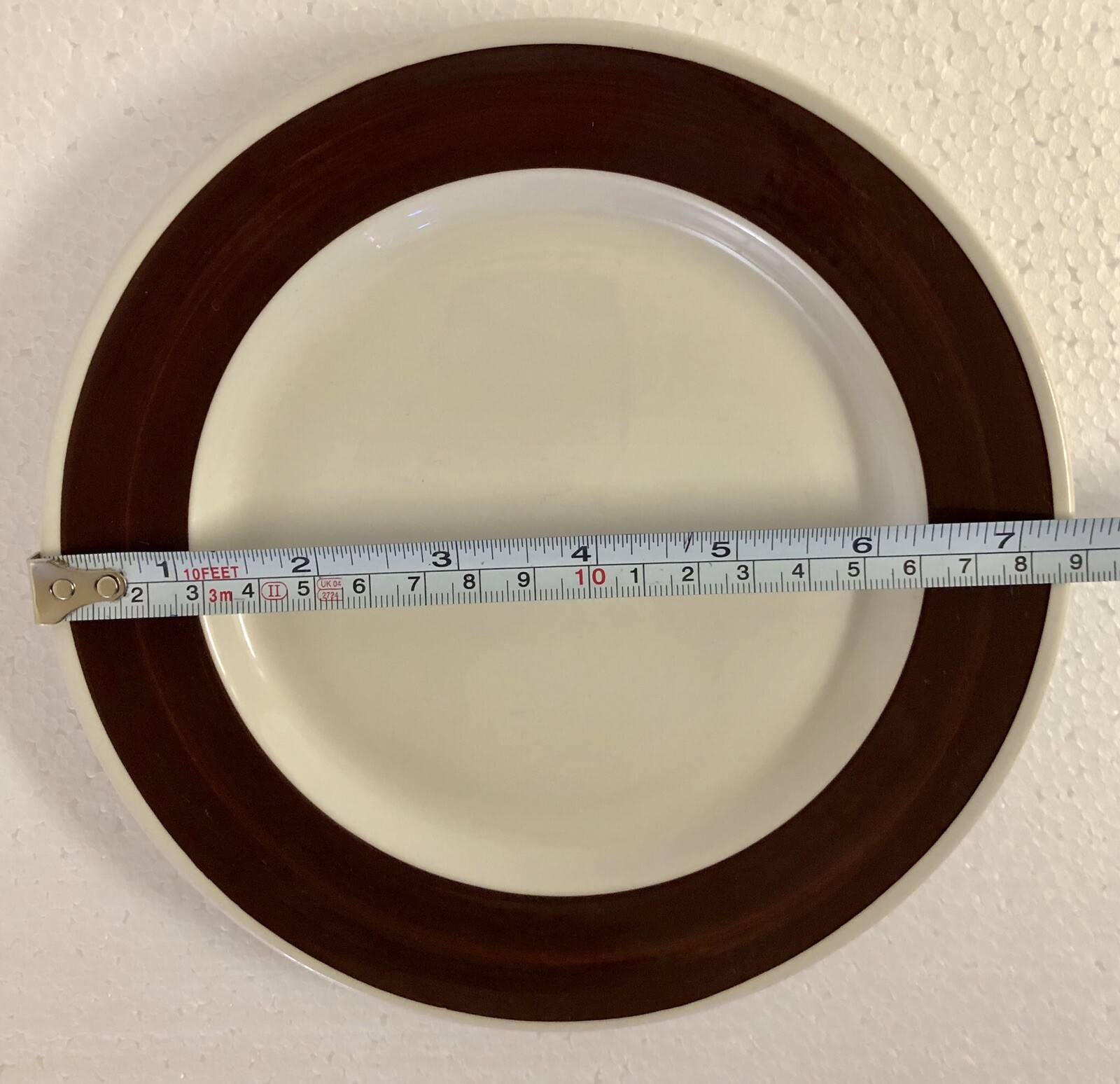 Villeroy & Boch plates Set of 5 Zurich Maroon Dark Brown Luxembourg