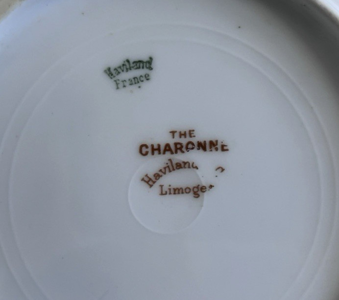 HAVILAND Limoges Charonne lot of four bread & butter plates. Limoges. Floral.