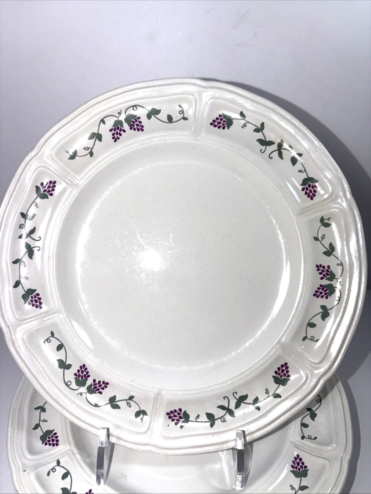 Liberty Hall Ironstone Dessert Bread Plate Martha’s Vinyard 7.5 in Set of 2