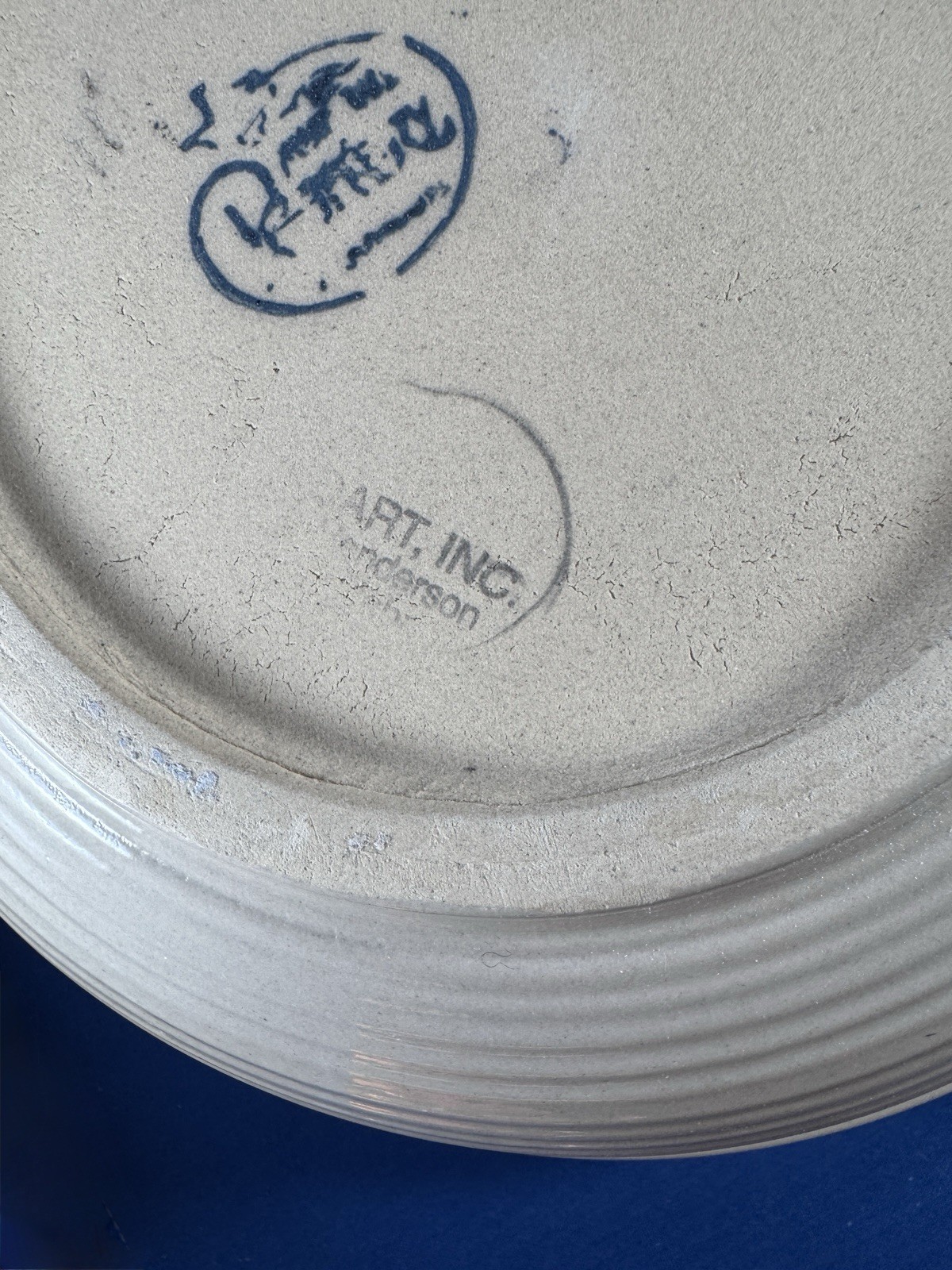 Vintage Dart, Inc. Friendship Stoneware Bowl Kiron Iowa Centennial 1899–1999 10”