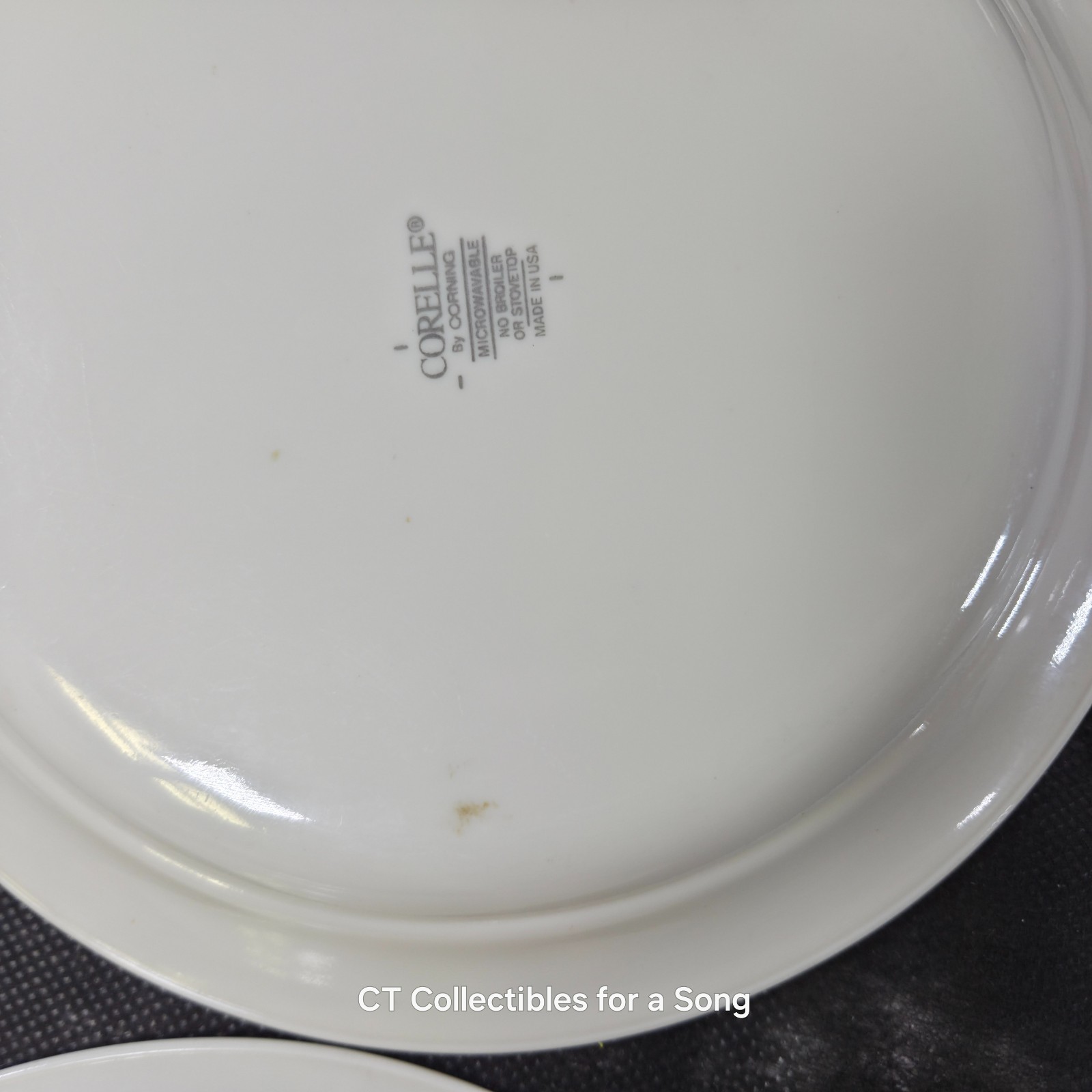 VTG Set 12 Corelle Thymeless Herbs Luncheon/Salad Plates 8 1/2″ Green