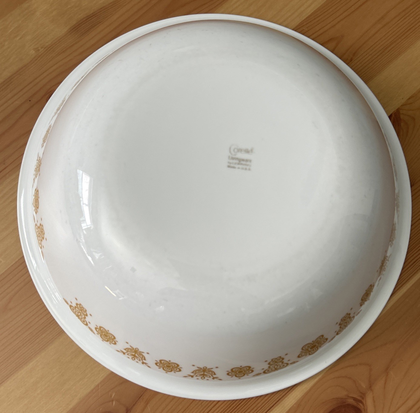 Corelle Butterfly Gold 10 1/4″ Large Serving Bowl by Corning