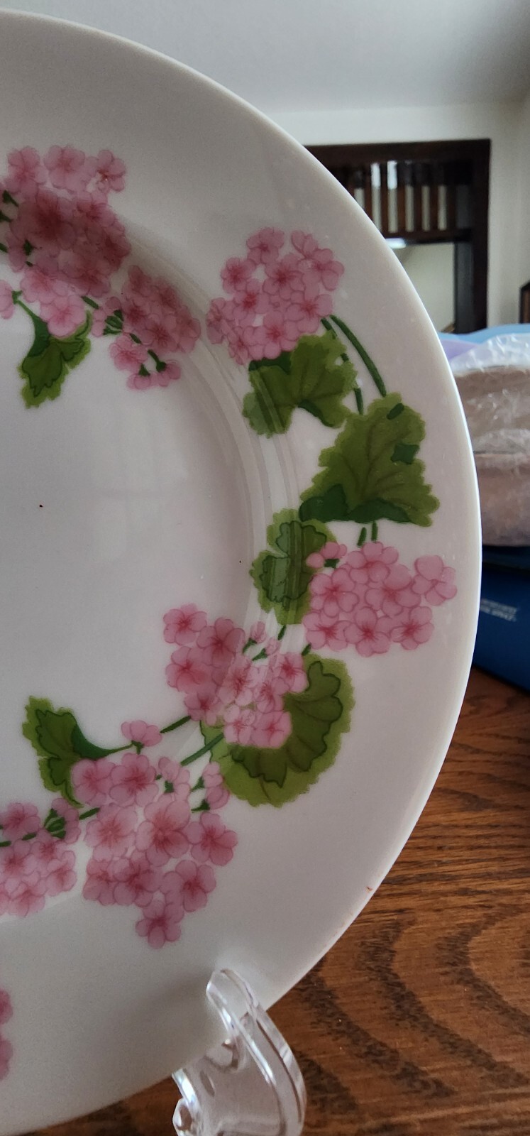 Because Salad Plate (s) 7 1/2″ Round Mikasa L9006 Japanese White Pink Green !