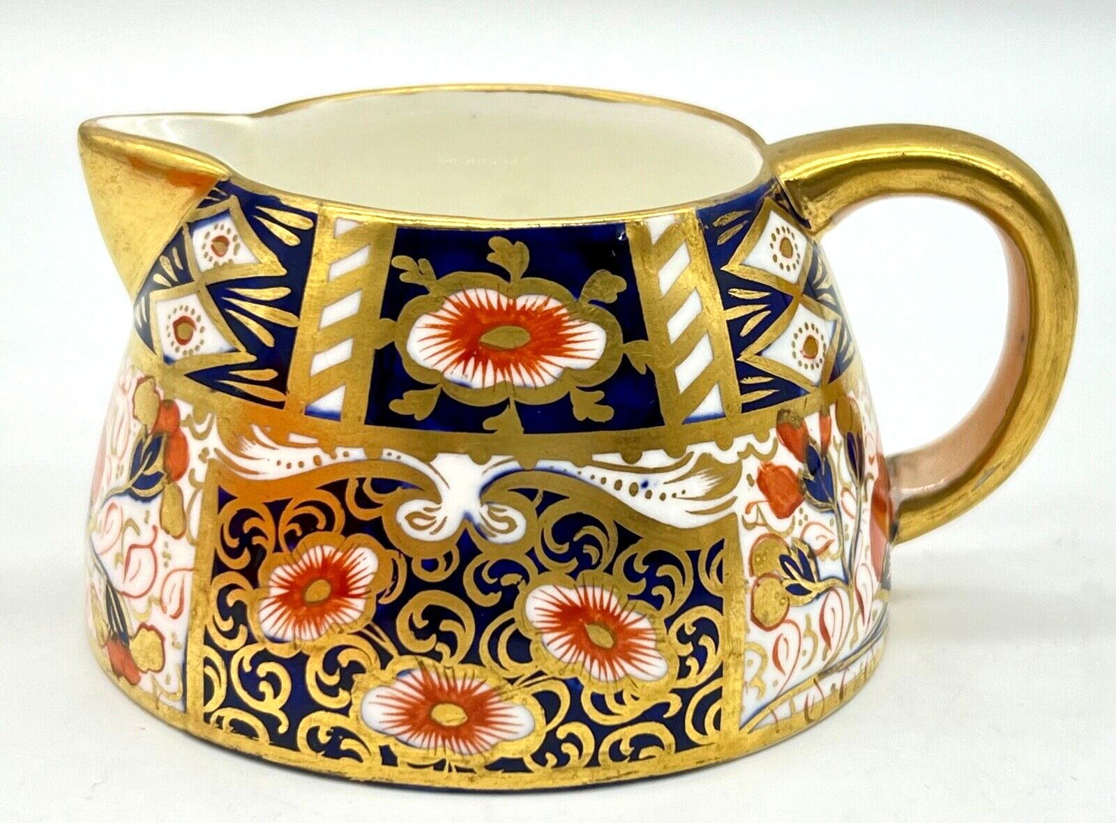 EXQUISITE ANTIQUE DAVENPORT IMARI CREAMER c1870, 6060, ENGLAND, EXCELLENT COND