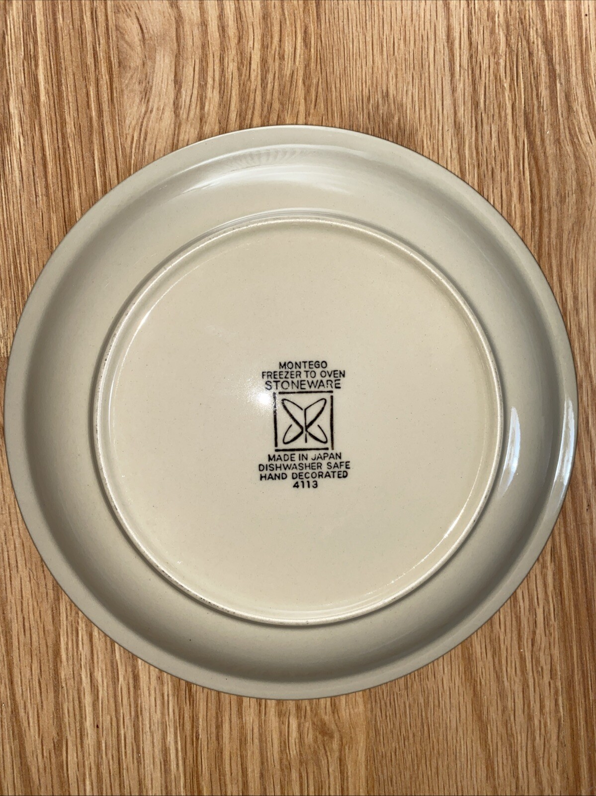 Vintage Montego Stoneware Small Serving Plate green Floral Design