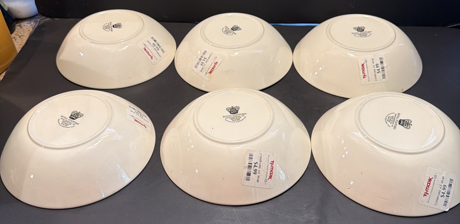 Turkey Royal Stafford Harvest Bowls 6 Brand New With Labels
