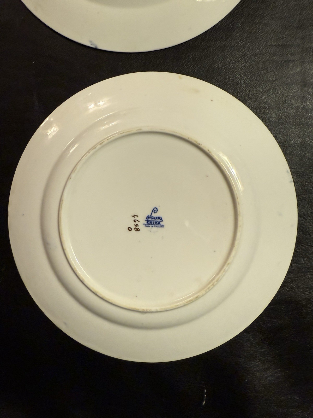 Set of 2 Savoy China Imari Style Plates Pattern 4658 – Blue Gold – 7.25”