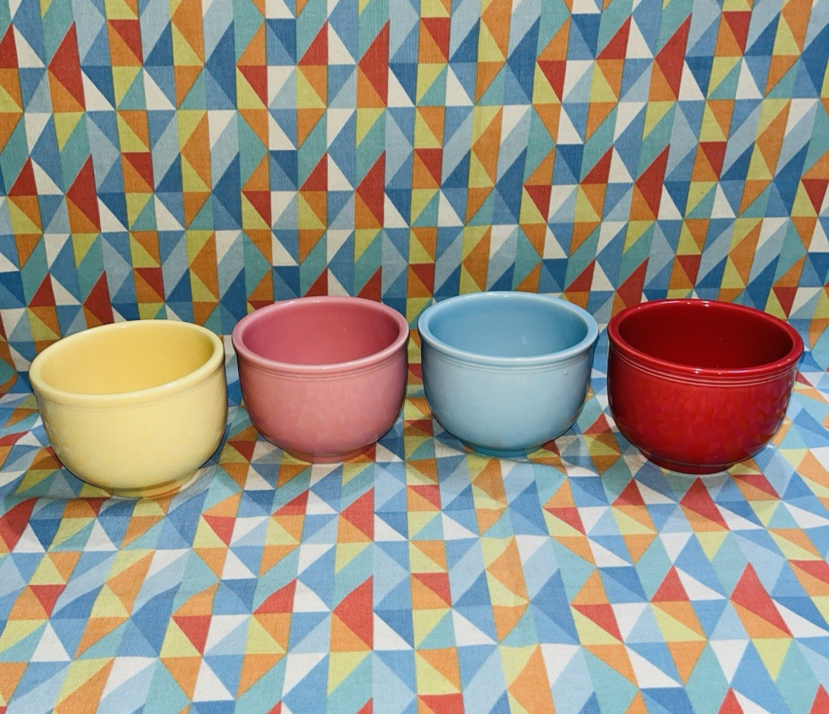 NEW FIESTAWARE 18 oz Jumbo Bowl set of 4 Mixed Colors Chili Soup Fiesta 18 oz