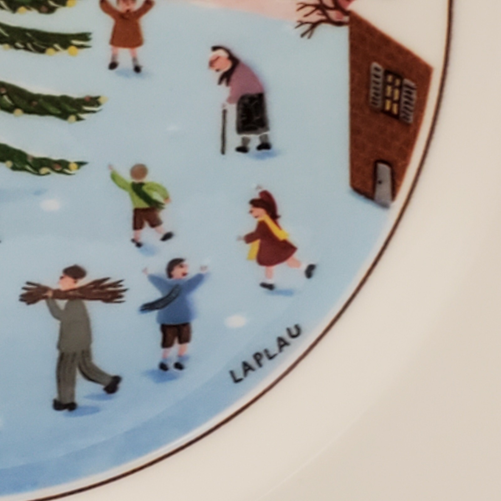 Villeroy Boch Naif Christmas 1748 Luxembourg Dessert Plates Set Of 2 8 Inches