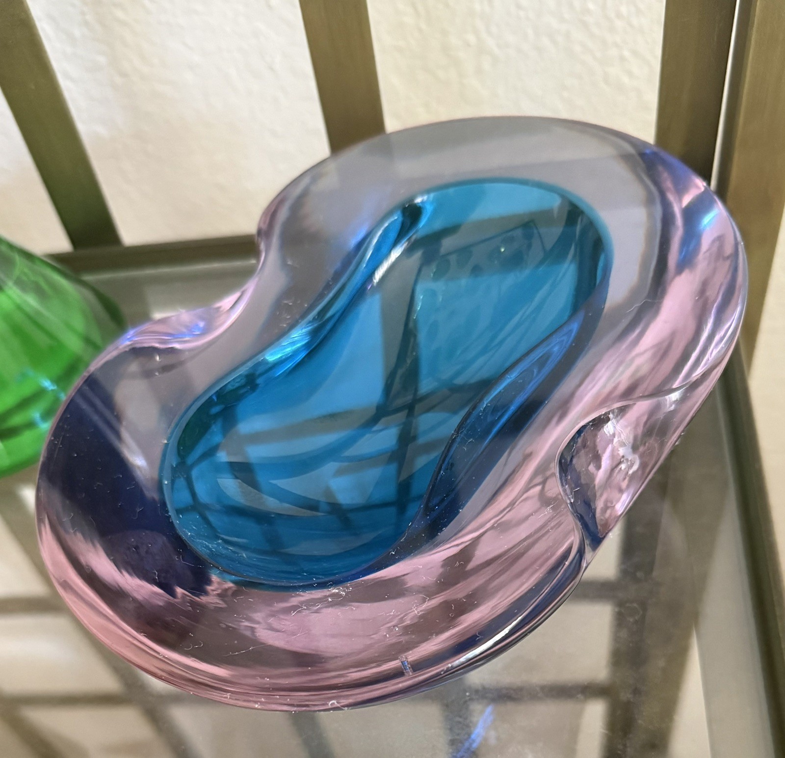 Antonio da Ros Cenedese biomorphic geode. ALEXANDRITE/Neodymium glass.
