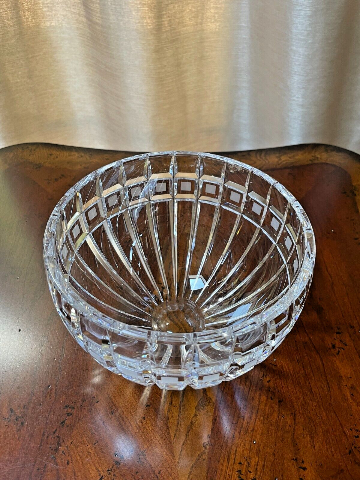 Marquis by Waterford Crystal Quadrata 7.5 in Bowl Centerpiece
