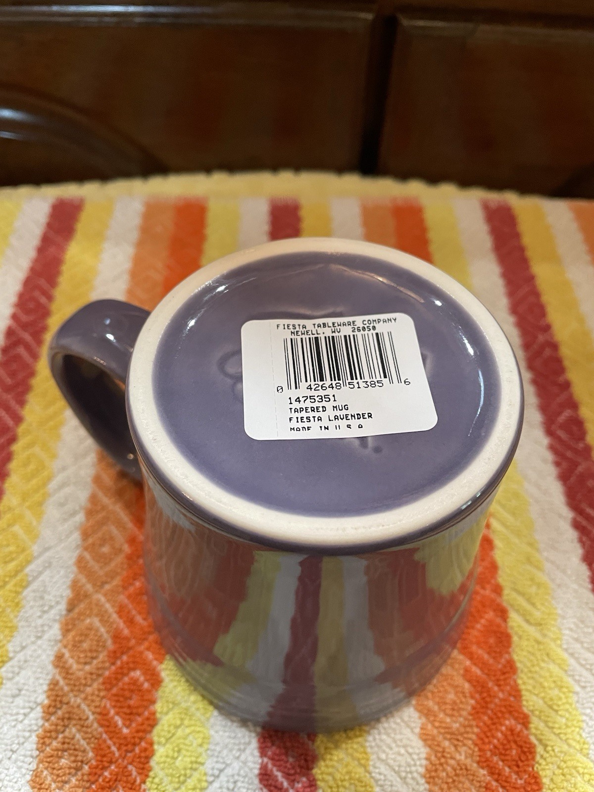 Fiesta Tapered Mug Lavender NWT 15 Oz New Pristine 2026