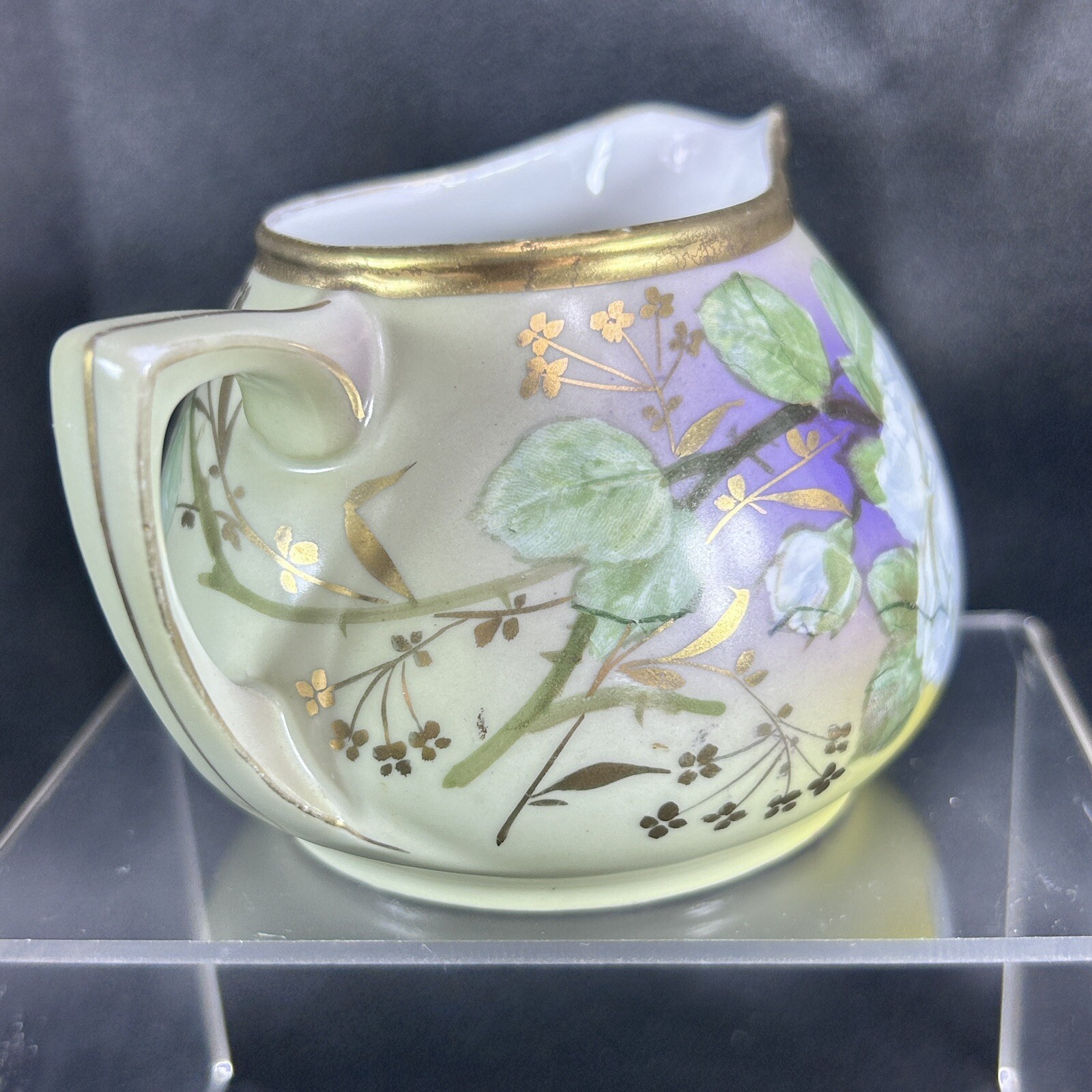 Antique 1899-1918 O & EG Royal Austria Hand Painted Creamer ~ Signed MARTINEZ