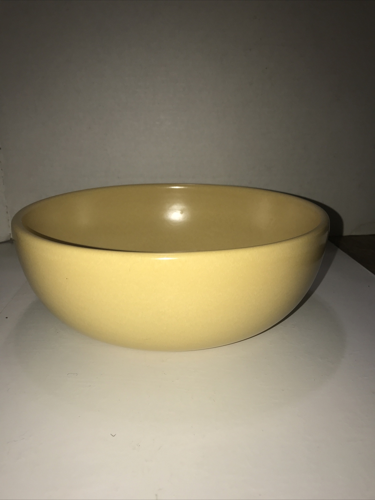 La Solana 10” Bowl Yellow Vintage MCM Pottery