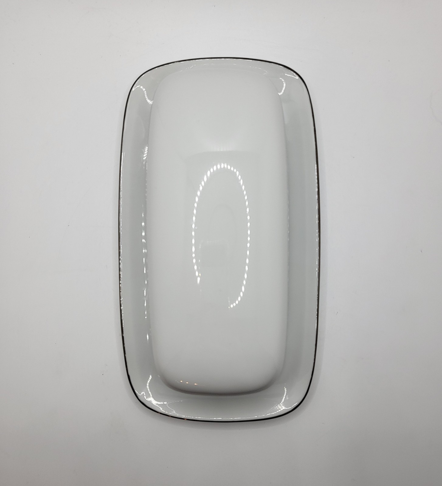 Sheffield Blue Whisper Butter Dish Porcelain Vintage