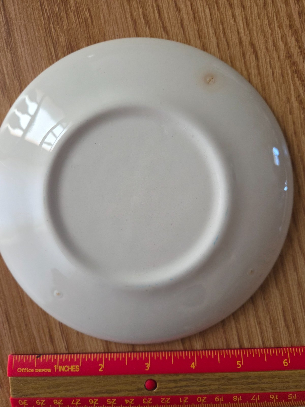 4 VTG Blue Heaven Atomic Royal China 6.25″ Bread Dessert Plates MCM Made in USA
