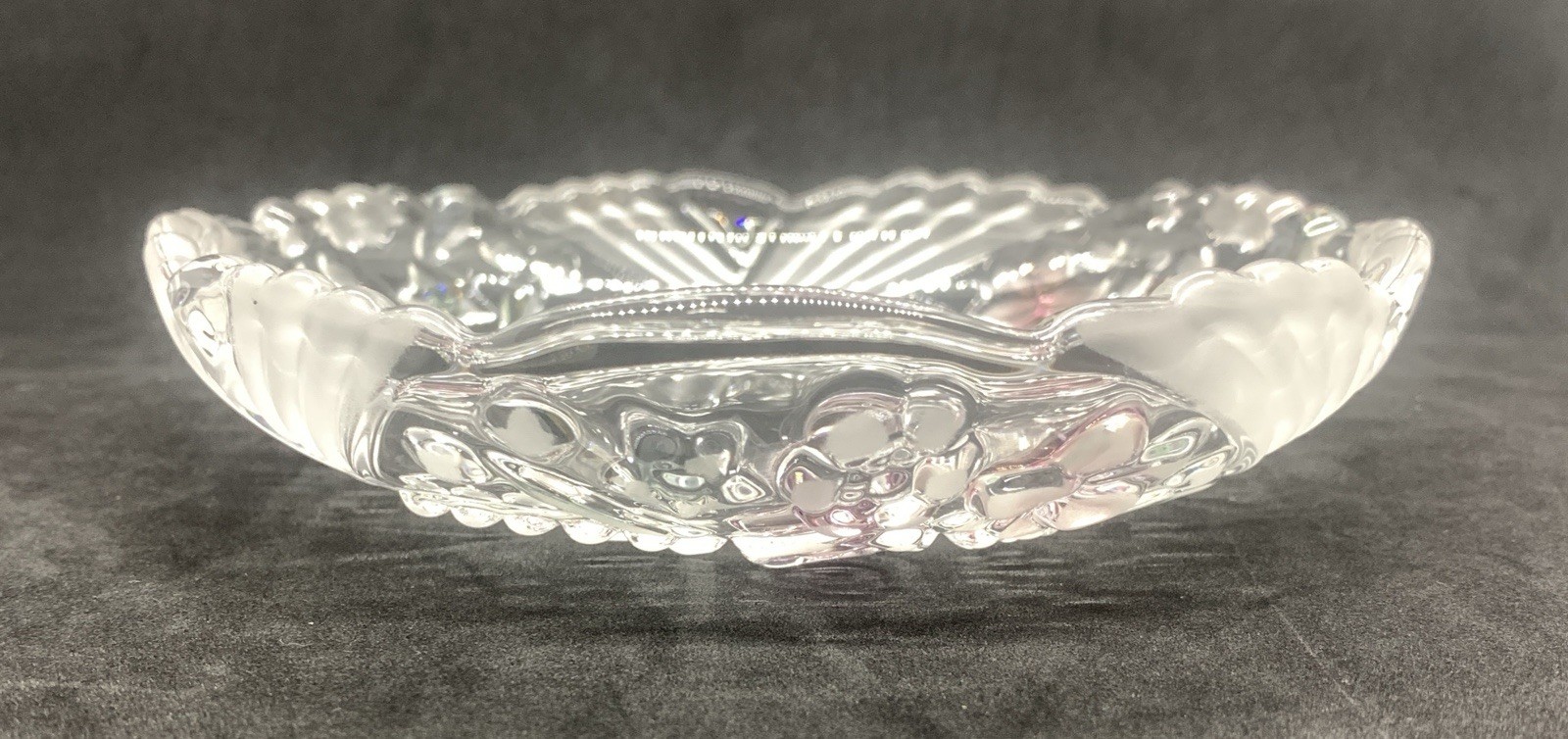 Vintage Mikasa Walther Crystal Carmen Pattern, W.Germany 6.5 in bowl 1983-2003