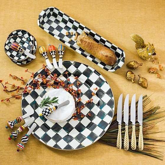 Mackenzie-Childs Courtly Check Baguette Dish