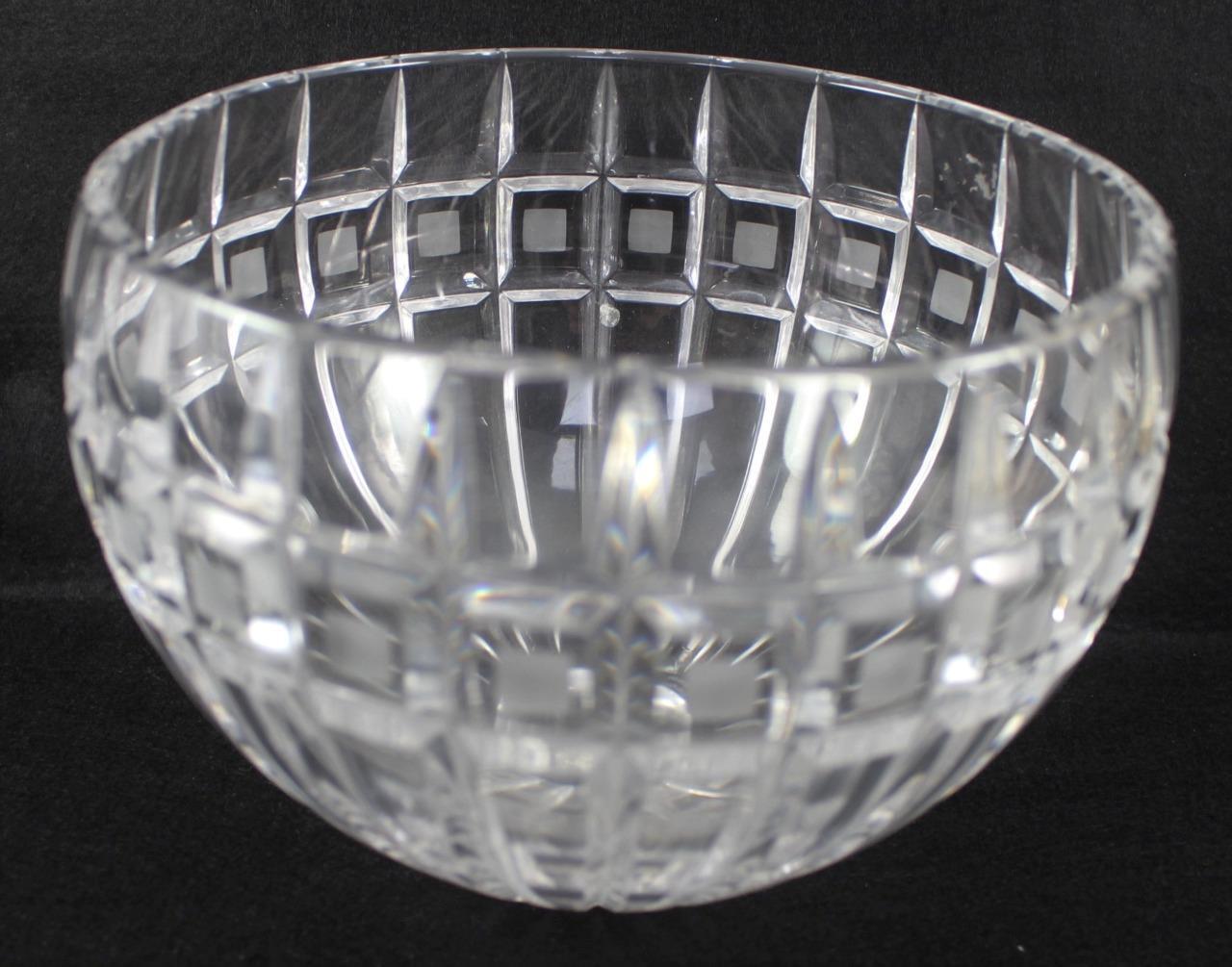 Waterford QUADRATA 7″ Round Bowl Marquis Line GREAT CONDITION