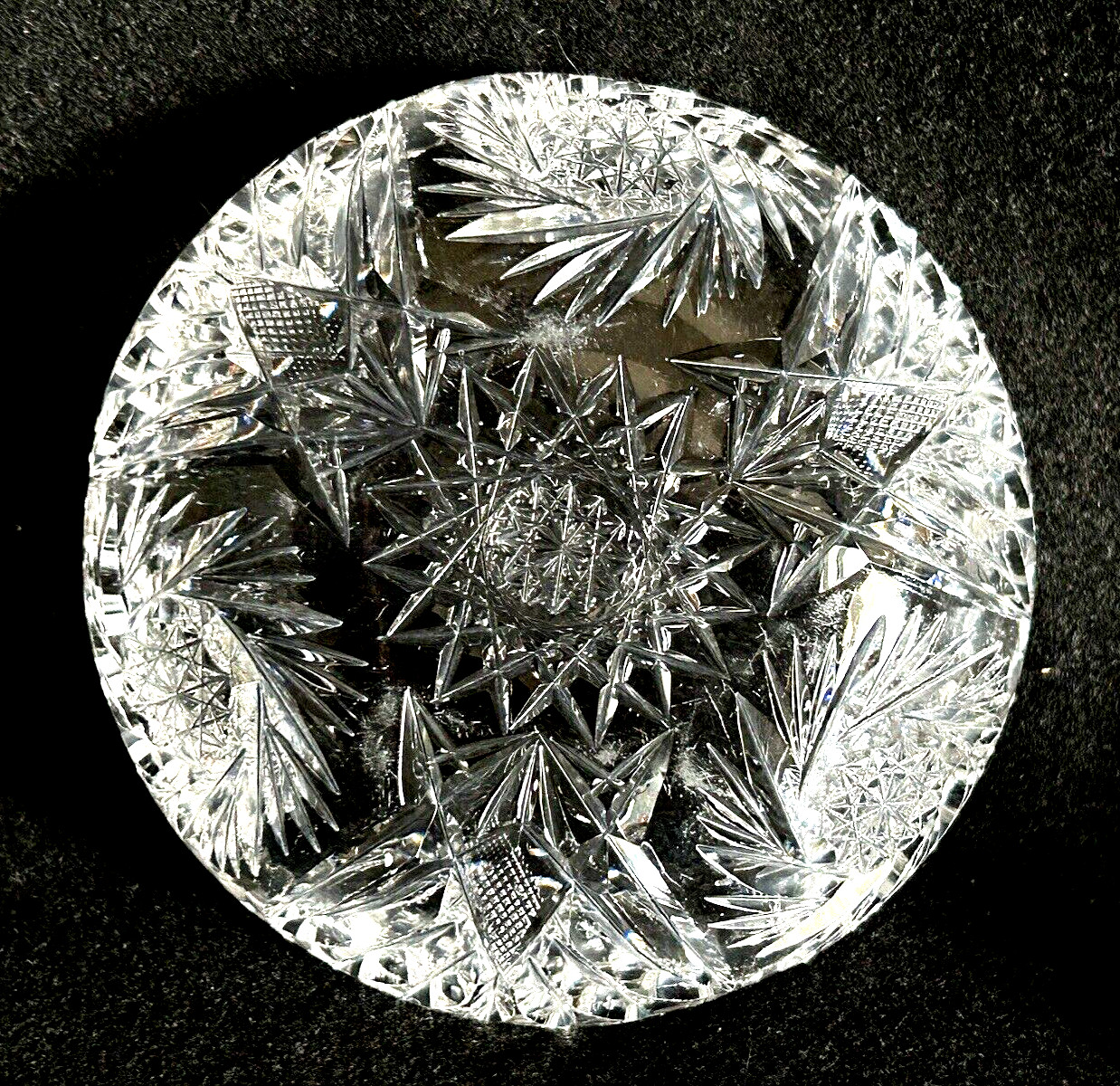 American Brilliant Period Cut Glass Bowl 5″ diameter (set of 6)