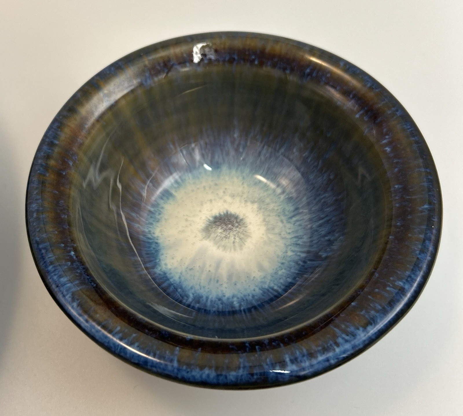 Bill Campbell Studio Pottery Large Chip and Dip Set, Vintage Euc