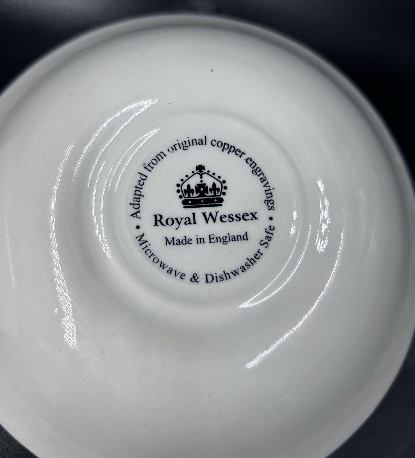 Pair Royal Wessex Small 6.25″ Dessert/Fruit Bowls NANKIN BLUE Bird Flower