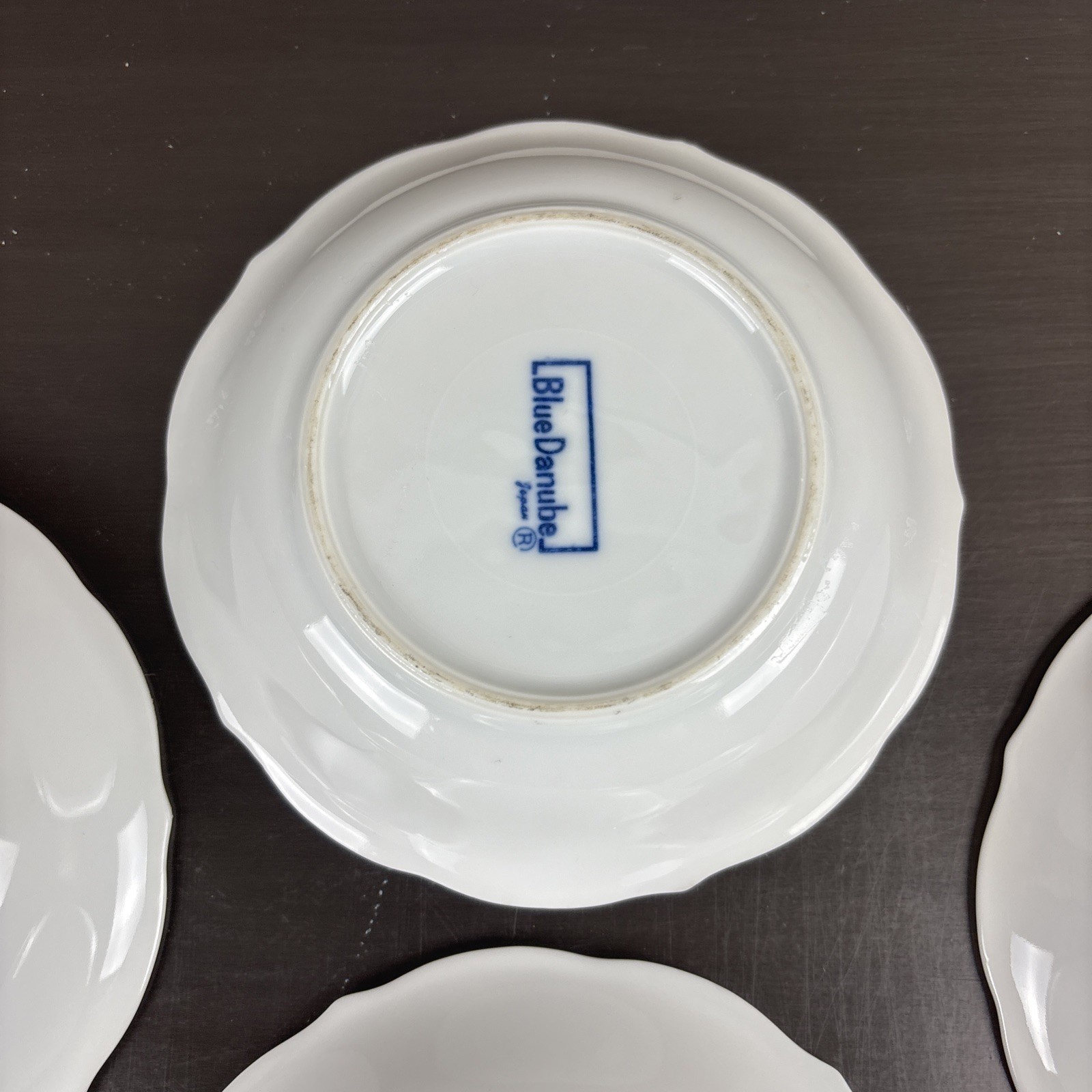 6 BLUE DANUBE JAPAN Onion 5 1/4″ Berry/Fruit / Cereal Bowls Set of 6 Rect Mark