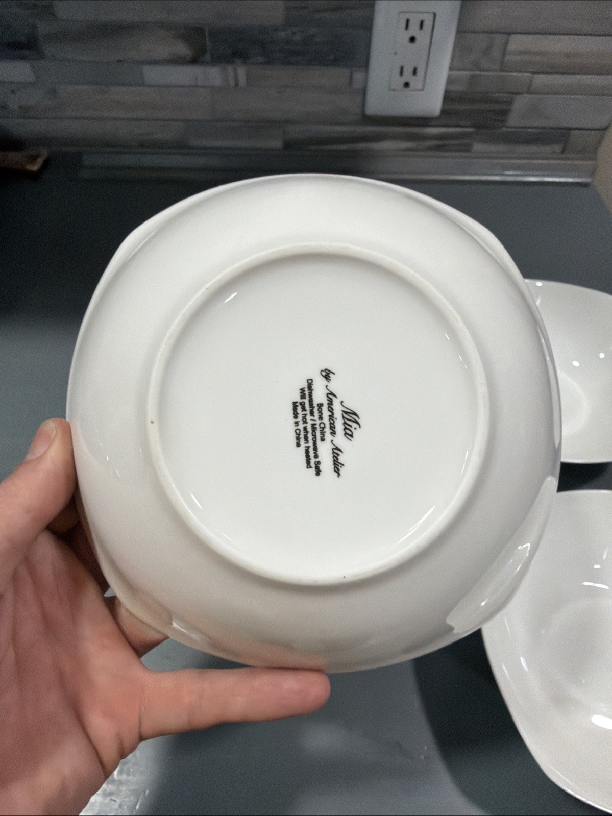 American Atelier ‘Mia’ Bone China Cereal Bowls Set Of 4