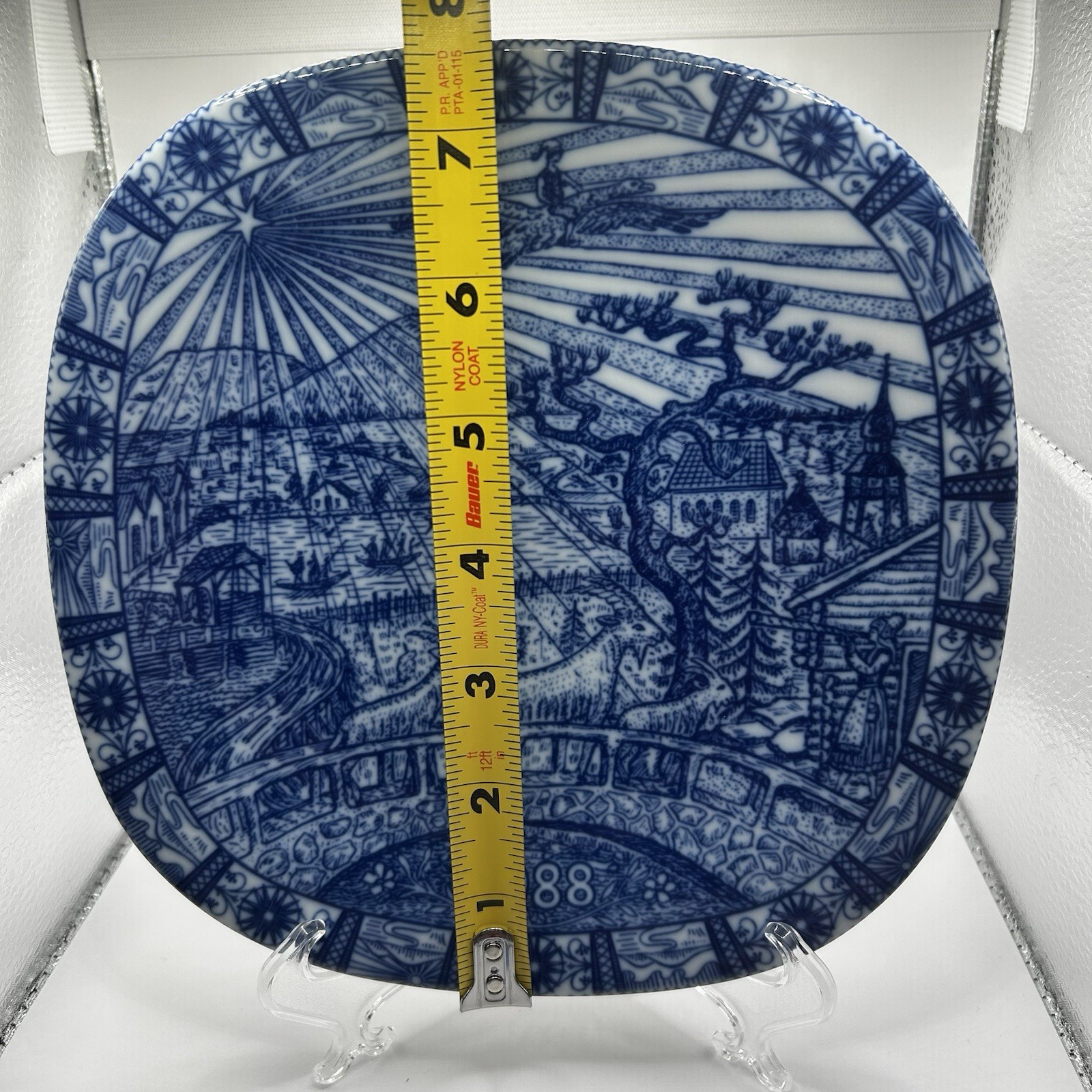 Gunnar Nylund Rörstrand Sweden Vintage Wall Plates Set Of 5 90’ 89’ 88’ 87’ 84’