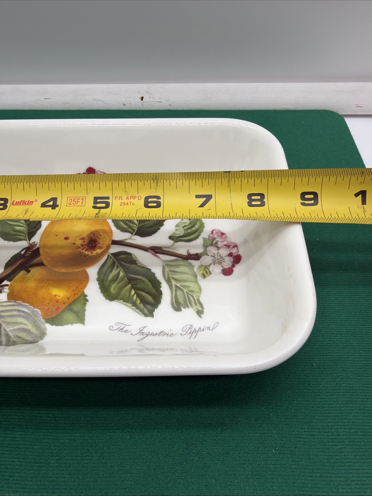 Portmeirion Pomona Pan 8.5″ Pippin Leaves Blooms Fruit Discontinued EXC+