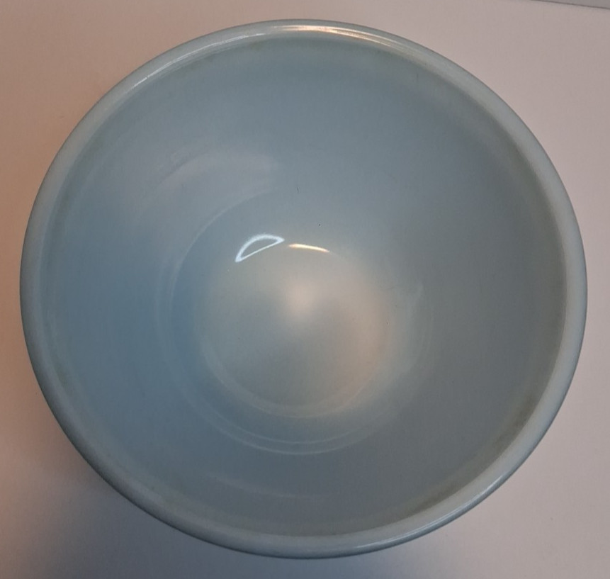 PYREX Primary Yellow #404 4 Quart & Blue #401 Mixing Bowls Very Good Condition