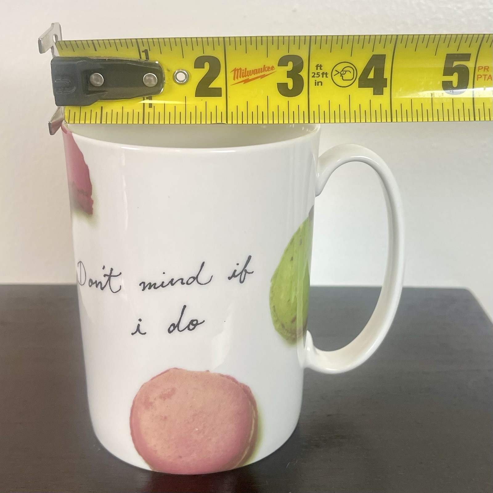 Lenox x Kate Spade New York Mug Ceramic SNAP HAPPY Macaroons Don’t Mind If I Do