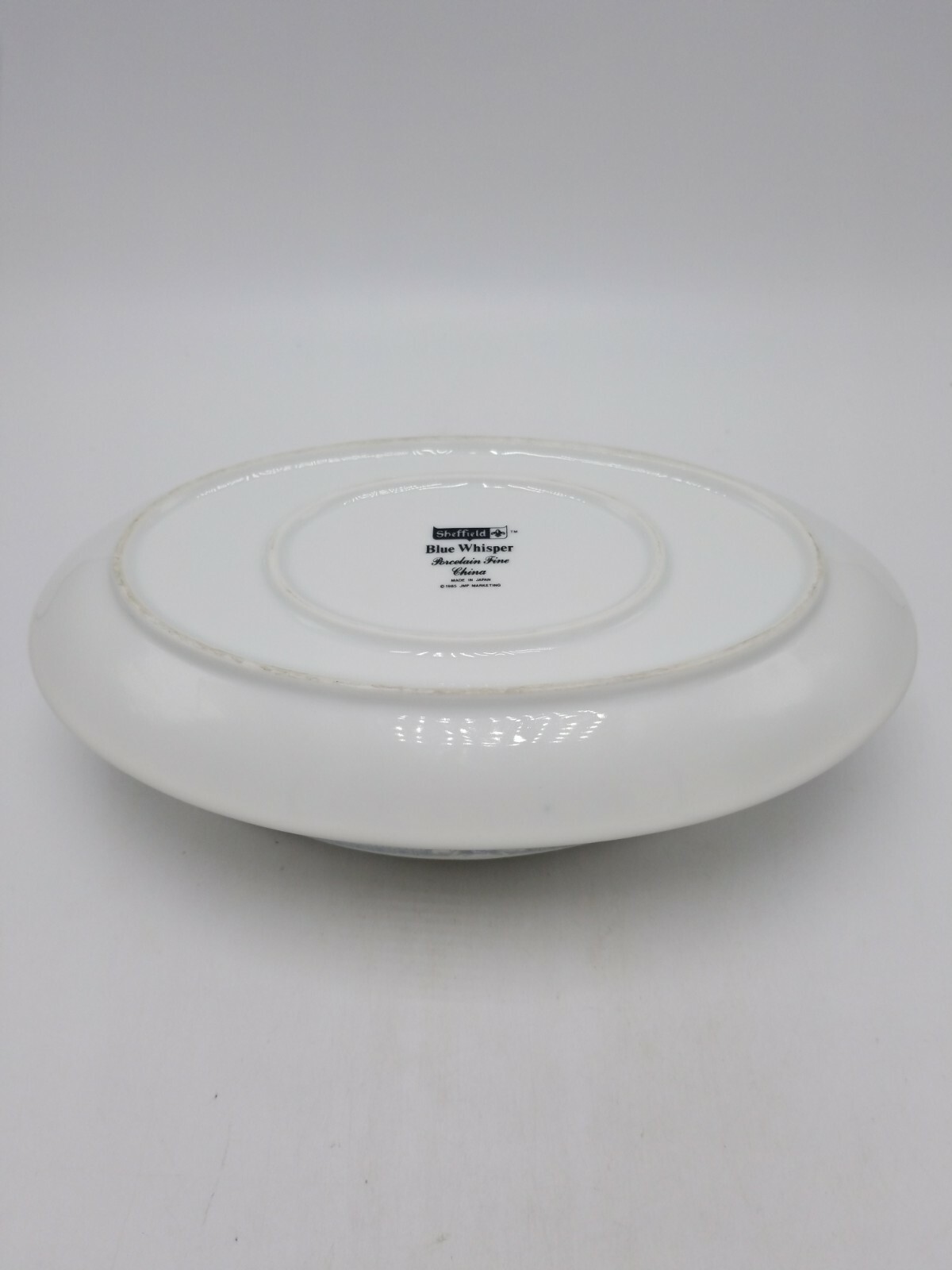 Sheffield “Blue Whisper” Gravy Boat with Attached Underplate